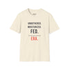 Unbothered Moisturized Fed In My Pet Parent Era — Funny Pet Owner T-Shirt