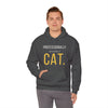 Professionally Owned By A Cat — Funny Cat Mom Dad Hoodie