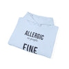 Allergic To People Fine With Pets — Funny Introvert Pet Owner Hoodie