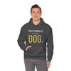 Professionally Owned By A Dog — Funny Dog Mom Dad Hoodie