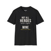 Not All Heroes Wear Capes Mine Sheds On The Couch — Funny Pet Owner T-Shirt