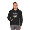 Allergic To People Fine With Pets — Funny Introvert Pet Owner Hoodie