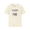 Allergic To People Fine With Pets — Funny Introvert Pet Owner T-Shirt