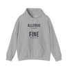Allergic To People Fine With Pets — Funny Introvert Pet Owner Hoodie