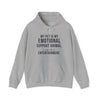 My Pet Is My Emotional Support Animal I Am Their Entertainment — Funny Pet Owner Hoodie