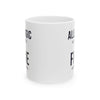 Allergic To People Fine With Pets — Funny Introvert Pet Owner Mug