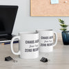 Chaos Agent Four Legs Zero Regrets — Funny Pet Owner Mug
