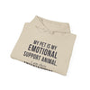 My Pet Is My Emotional Support Animal I Am Their Entertainment — Funny Pet Owner Hoodie