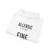 Allergic To People Fine With Pets — Funny Introvert Pet Owner Hoodie