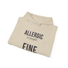 Allergic To People Fine With Pets — Funny Introvert Pet Owner Hoodie
