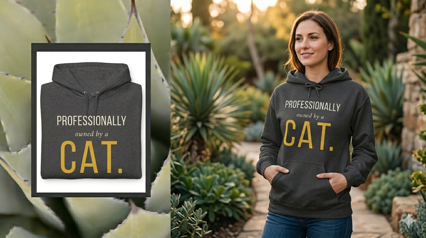 Merch for the chronically owned. 🐾